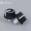 Ge 2 Chiếc 25 * 25.5MM Cao Su Nửa Trục Núm Điện Áp Bộ Mã Hóa Quay Công Tắc Âm Lượng n