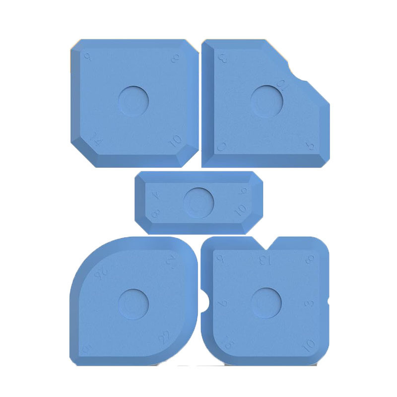✪Bộ dụng cụ làm đầy khớp silicon 5 mảnh Dụng cụ bịt kín Thìa vữa Thích hợp cho nhà bếp Phòng tắm Cửa sổ sàn U0WP