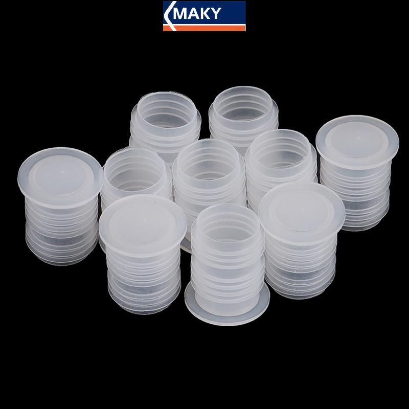 MAKY 10 Chiếc Chai Thủy Tinh Tiết Kiệm Cắm Barware Nhà Đỏ Nắp Chai Nút Chặn VN