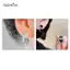 AqToCna 1 Cặp Phong Cách Hàn Quốc Bất Đối Xứng Ngọc Trai Zircon Kẹp Tai Cho Nữ Cá Tính Bông Tai Thời Trang Trang Trang Sức Cưới Quà Tặng Sinh Nhật AqToCna