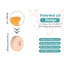 Trị Liệu Học Cốc Ống Hút Cho Trẻ Tập Đi Trị Liệu Học Tập Honeybear Ống Hút Bé Bộ Kem PEACH 3 Gói