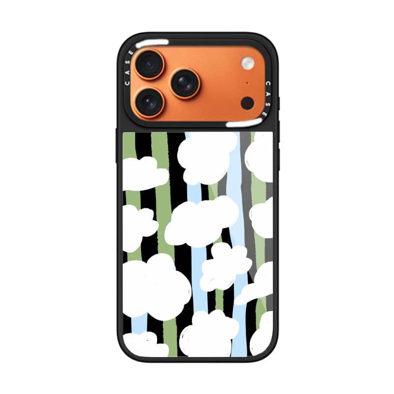 CASECASE X Fluffy Clouds Case Chống Trầy Xước Từ Hút Kính Dành Cho IPhone 17 Air 16 15 14 Pro Max Plus Ốp Lưng Cứng Có Hộp Khắc logo