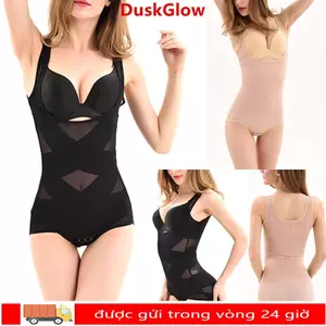 DUSKGLOW Body Shaperwear Sức Khỏe Cơ Thể Kiểm Soát Bụng Điêu Khắc Quần Áo Hip Trainer