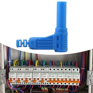 MỘT 4Mm Góc Phải Chuối Cắm Với Cơ Chế Khóa Vít Cách Nhiệt An Toàn Aapter Điện Cho Điện Ổn Định Conta
