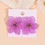 Bông tai Acrylic hoa Mori Bông tai Bông tai vẫn phóng đại Tính khí thủ công ngọt ngào Bông tai thanh lịch 26.5.6