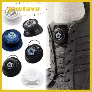 GUSTAVA 1 Cặp Dây Giày Không Dây Buộc, Lắp Đặt Dễ Dàng Xoay Dây Khóa Tự Động, Dây Kim Loại Giải Trí Dây Giày Sneaker Nam Nữ