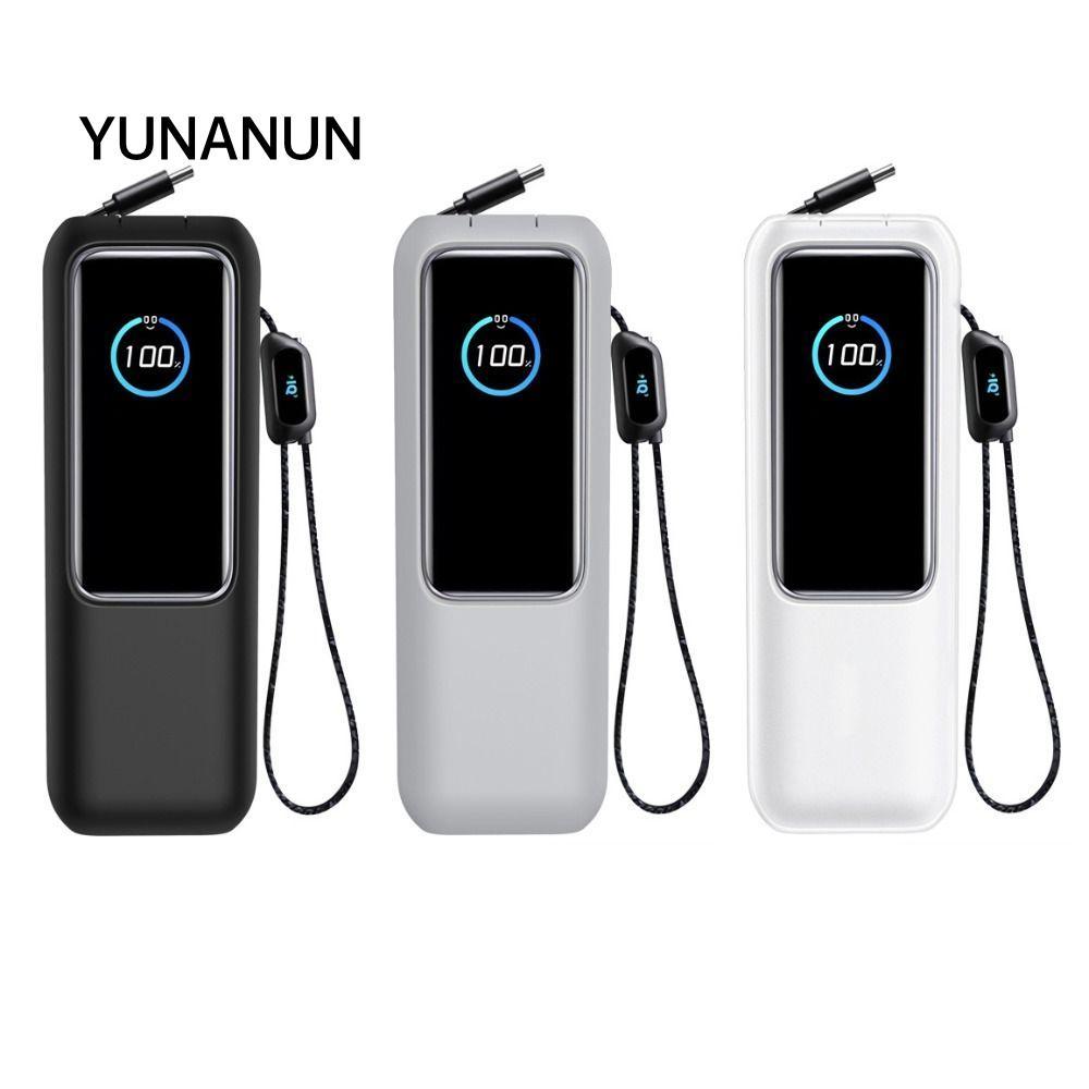 YUNAUN Bảo vệ, Silicon chống sốc di động, Vỏ bảo vệ chống bụi mềm cho Ngân hàng điện Anker Zolo (25000mAh 165W)