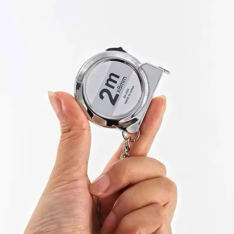 ￼Móc Khóa Thước Đo Mini, Thước Đo 2 Mét Có Thể Thu Gọn, Dụng Cụ Đo Di Động. C87 SHOP