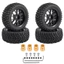4 75mm RC xe ODoff-road rally xe 12mm Hex cho 1 / 10 / 1 / 12 MN D90 91 98 99S đai lốp xốp lót bên trong bánh xe nhựa trung tâm