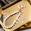 ZBGM Giá Rẻ Seckill Đính Kim Cương Nhảy Múa Thiên Thần Xe Móc Khóa Kim Loại Dễ Thương Nữ Túi Mặt Dây Chuyền Móc Chìa Khóa Vòng Ngọc Trai Mặt Dây Chuyền Quà Tặng