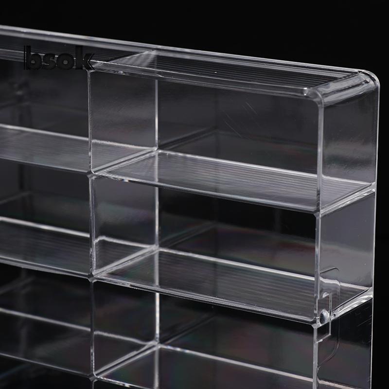 Trailblazer 1: 64 Hộp trưng bày ô tô Acrylic trong suốt - Hộp đựng đồ chơi mô hình treo tường dính Mới