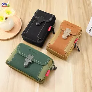 XOITOP Vải Eo Nhà Thơ Nam Ngoài Trời Fanny Bum Túi Ví Kinh Doanh Điện Thoại Di Động Túi Chạy Túi Du Lịch Cắm Trại Túi 1PC VN