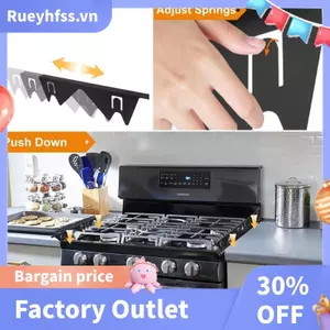 Bếp GapCovers Thép không gỉ, Bếp 2 Mảnh GapFiller Bếp Counter GapCover Chịu Nhiệt & Bếp Bảo Vệ Phạm Vi