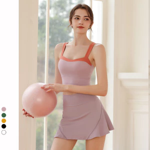 Váy Tennis Nữ Váy Thể Thao Chạy Cao Cấp Quần Short Yoga Váy Nữ Yoga Mặc Phù Hợp Với