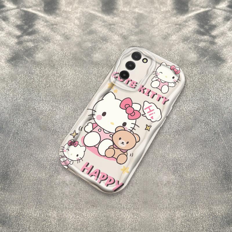 Thích Hợp Cho Samsung A02S A03S A11 3D TPU Mềm Kitty Rilakkuma Ốp Điện Thoại Chống Sốc