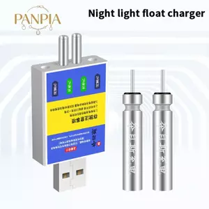 PNPIA- Phao Pin Sạc CR425 USB Sạc Phụ Kiện Câu Cá Một Mảnh Đồ Bơi Câu Cá Báo Động Cắn Chỉ Báo