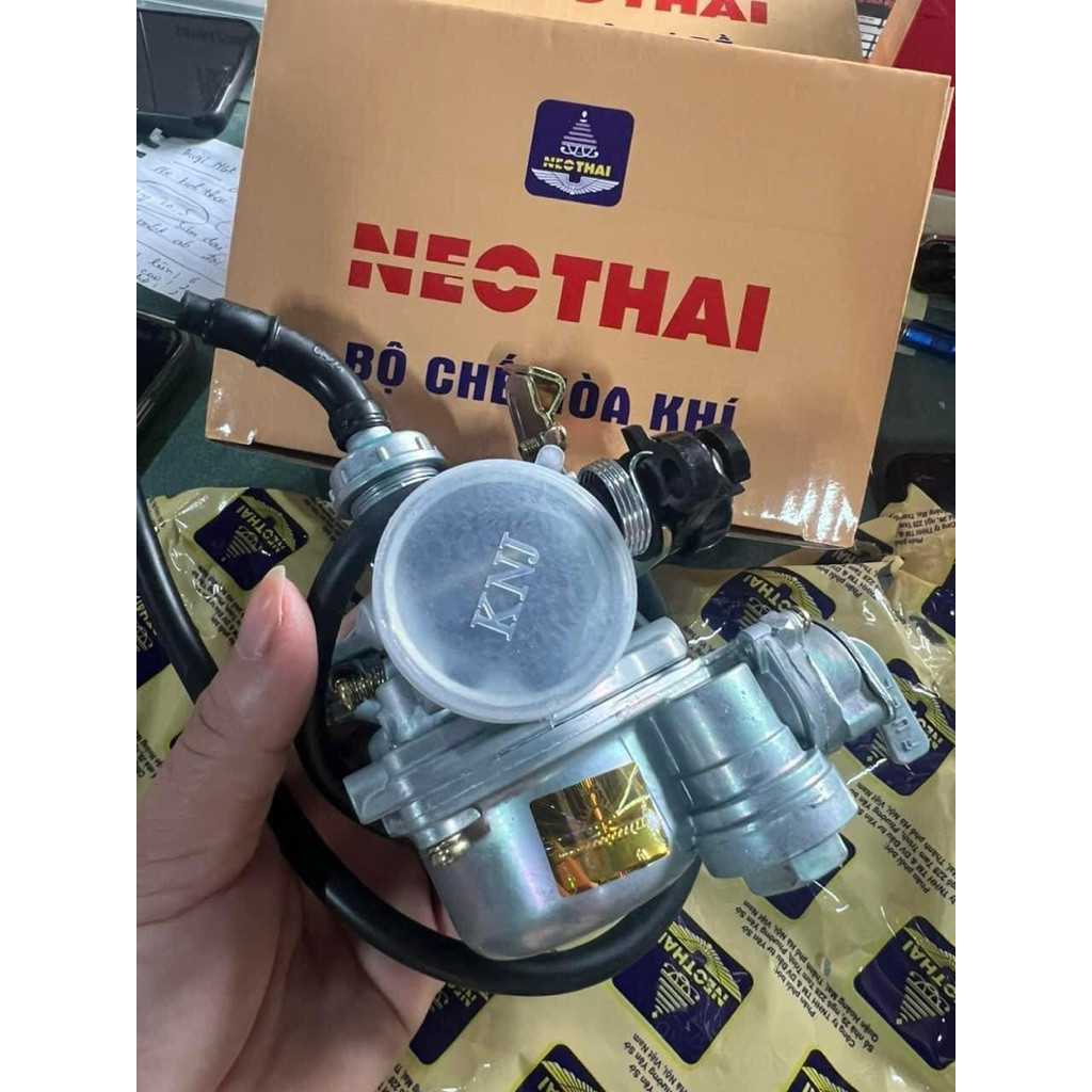 Chế hòa khí Neo Thai siêu tiết kiệm xăng - bình xăng con lắp dream wave