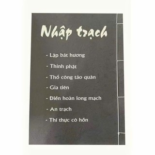 Sách - Khoa cúng Nhập Trạch song ngữ - Hiệu sách thủ đức