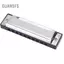 Guansfs Huairdum Harmonica 10 Lỗ Kim Loại Đồ Chơi Trẻ Em Blue Rock Jazz Harmonicas Dân Gian Bạc dành cho Những Người Yêu Âm Nhạc
