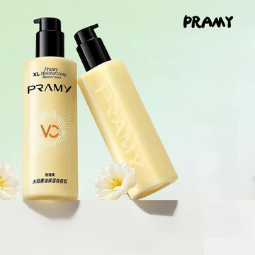 PRAMY Kem lót trang điểm bơ lớn Kem lót trang điểm dưỡng ẩm 24H Làm dịu chống xỉn màu Làm mới Kiểm soát dầu Kem lót trang Trang mặt
