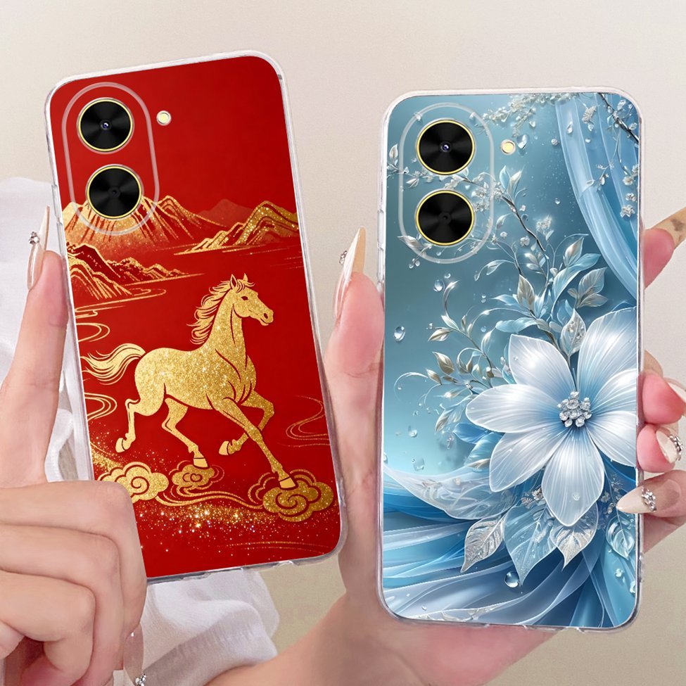 Vỏ Trong Suốt Cho Redmi A5 4G Ốp Lưng Thẩm Mỹ Hoạt Hình Dễ Thương Thời Trang Bướm Ngộ nghĩnh Sơn 25028PC03G 25028RN03A