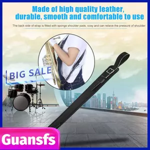 Guansfs Guansfs hong Phụ kiện nhạc cụ mềm một vai Dây đeo vai Tuba cho nhạc cụ