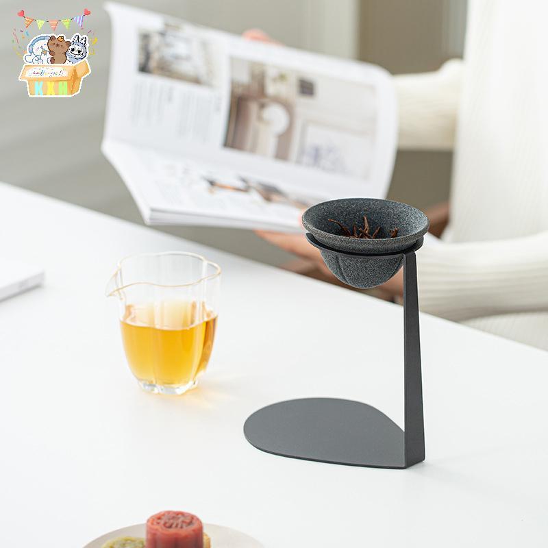 [KXH] Chất liệu đá gốm Bộ lọc trà không xốp nướng một mảnh - Bước căng trà rời - Bộ lọc chính xác cà phê ELWW