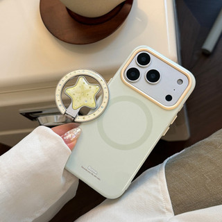 [Sheren] Ốp Điện Thoại Đế Trái Cây Ngôi Sao Mùa Hè Thích Hợp Cho i17 16 15 14 13 12 11 pro max Vỏ Bảo Vệ Chống Sốc