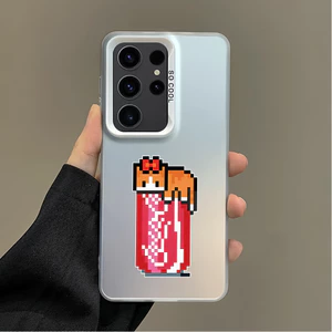 Ốp điện thoại cứng mờ cho Samsung S26 Ultra S25 S24 Ultra S25FE S23 Ultra Coke Cat Micro ‌A56 A17S24 + S23 FE S22U S20FE S21 Vỏ Samsung chống sốc