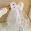 Nhiều Màu Tóc Công Chúa Bóng Nơ Veil Mỏ Vịt - Phụ Kiện Tóc Xinh xắn