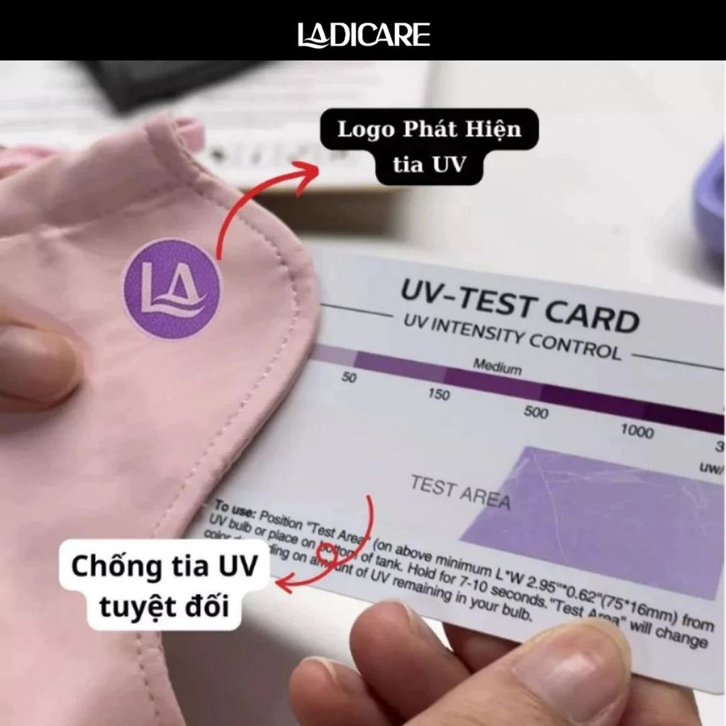 Combo 3 Khẩu Trang Chống Tia UV LADICARE, Khẩu Trang Chống Nắng Chất Liệu Mềm Mại Thoáng Mát, Hàng Chính Hãng
