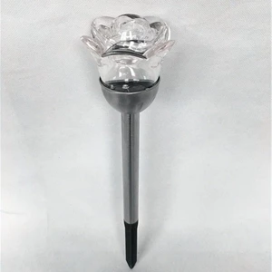 Mô Phỏng Năng Lượng Mặt Trời Hoa Hồng Đèn Lồng LED Hoa Hồng Đèn Lồng Sân Vườn Ngoài Trời Sân Vườn Đèn Bãi Cỏ Ánh Sáng Phong Cảnh WZ4P