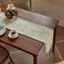 Khăn Trải Bàn Dài Họa Tiết Trúc Xanh Phong Cách Trung Hoa Sang Trọng Vải Jacquard Dày Dặn Cao Cấp Cho Bàn Ăn Bàn Trà