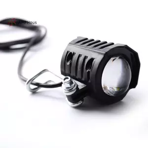 Đèn Pha LED Cho Xe Điện - Hỗ Trợ Còi Báo Động, Thích Hợp Xe Đạp Và Xe Tay Ga