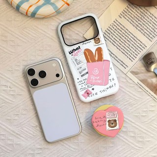 Ốp bảo vệ chân đế hình trái tim cho iPhone 11 12promax 13pro15pro 15promax 14 14promax 14promax 14pro 16 pro max 16 plus 17 17promax hai trong một