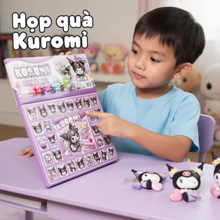 Hộp Mù Bất Ngờ 40 Miếng Kuromi My Melody ABS Chất Liệu An Toàn Sưu Tập Móc Khóa Quà Tặng Cho Bé Gái