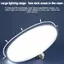 Bóng LED siêu sáng 12W–50W 220V, ánh sáng trắng ấm, dùng trong nhà/bàn/gara, mẫu UFO