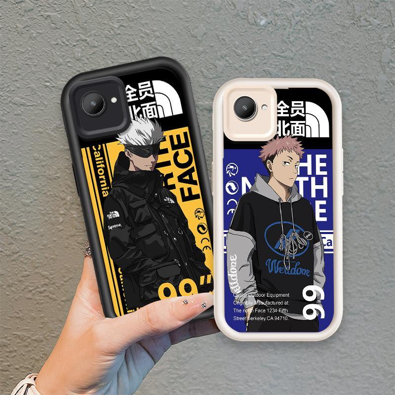 Ốp Lưng Cho Realme C30 C30S Hoạt Hình Silicon Điện Thoại Thông Minh Mềm TPU Jujutsu Kaisen Anime Mắt Thiên Thần Chống Sốc Ốp Lưng