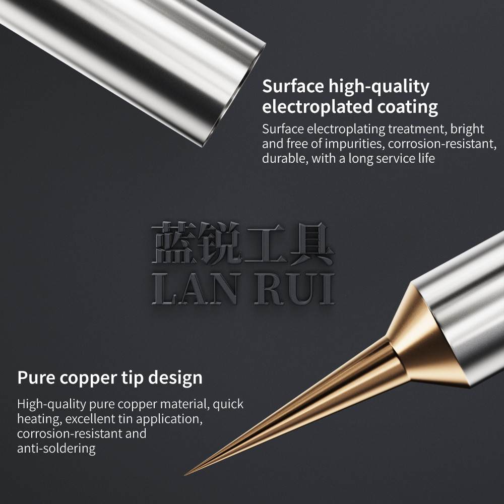 LANRUI S01 Kim Tốc Độ C210 SI Hàn Đầu Sắt Với 5 Kim Siêu Sắc Cho Bo Mạch Chủ Di Động Hàn Đầu Dụng Cụ Sửa Chữa