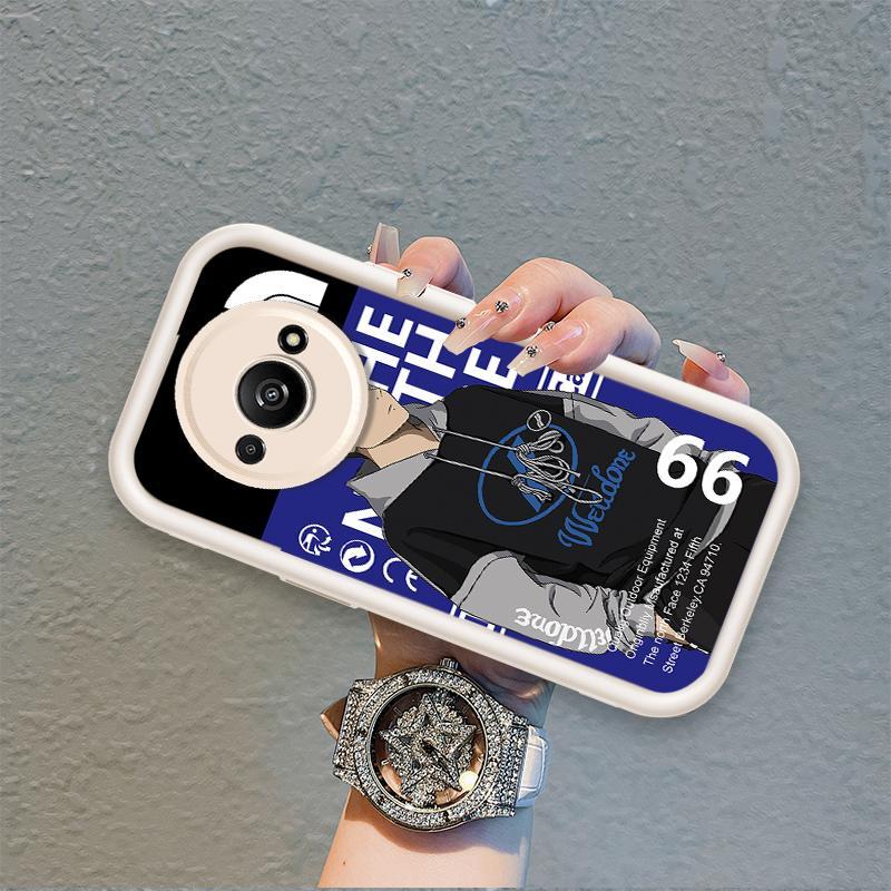 Ốp Lưng Cho Redmi A3 / POCO C61 4G Hoạt Hình Silicon Mềm Ốp lưng TPU Jujutsu Kaisen Anime Mắt Thiên Thần Chống Sốc Ốp Lưng