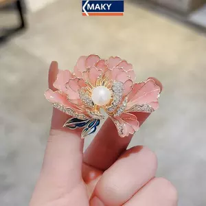 Trâm Cát-sê Hoa Mẫu Đơn Ngọc Trai Elegance - Quà Tặng Sang Trọng