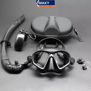 Kính cường lực Freediving MAKY - Bộ ống thở gấp gọn, tích hợp camera