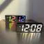 LED Gương Mini Báo Động Clo Điện Tử Kỹ Thuật Số Báo Động Clo Bàn Kỹ Thuật Số Clo Phòng Trang Trí Bàn Làm Việc Thông Minh Dụng Cụ Nhỏ Gia Đình