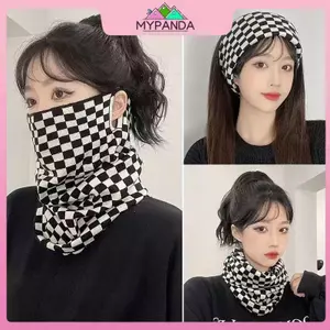 Mặt nạ tai kèm khăn trùm đầu thời trang mùa đông, ấm áp chống gió, dành cho nữ.