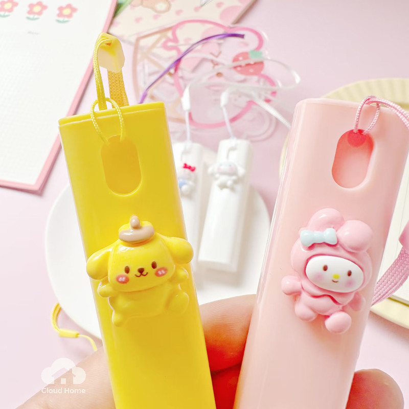 🌤️COD🌤️CHAI XỊT NƯỚC HOA MINI 10ml/ CHAI XỊT PHUN SƯƠNG HÌNH CHỮ NHẬT CHARM SANRIO