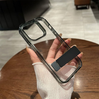 Ốp Điện Thoại Trong Suốt Chống Sốc Kèm Giá Đỡ Chống Lưng Dành Cho iphone 17 Air 16 15 14 13 12 Pro Max