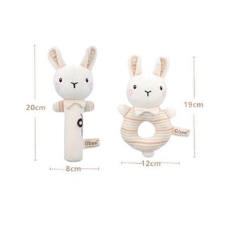 Bé Lục Lạc Sang Trọng Đồ Chơi Gbee Cotton Mềm Vải Tre Cảm Giác Lấy Lắc Trẻ Sơ Sinh Học Sớm