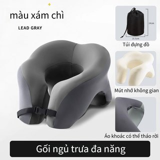 Gối cổ hình chữ U Memory Foam Du lịch Văn phòng Ngủ Gối hỗ trợ tiện dụng Vỏ thoáng khí