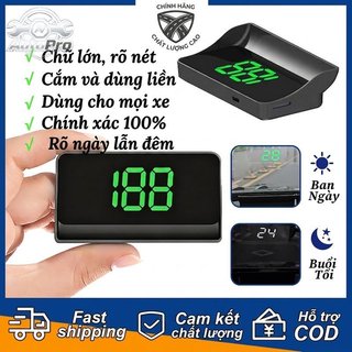 Màn hình HUD trên ô tô GPS Beidou Định vị kép Màn hình LED HD Tự động bật tắt Cập nhật nhanh Đa năng Tất cả các loại ô tô