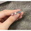 Ｂông tai nữ zircon màu sắc đơn giản, đa năng